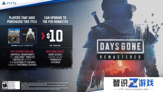 《往日不再：复刻版》登陆PC、PS5 老玩家可10美元升级